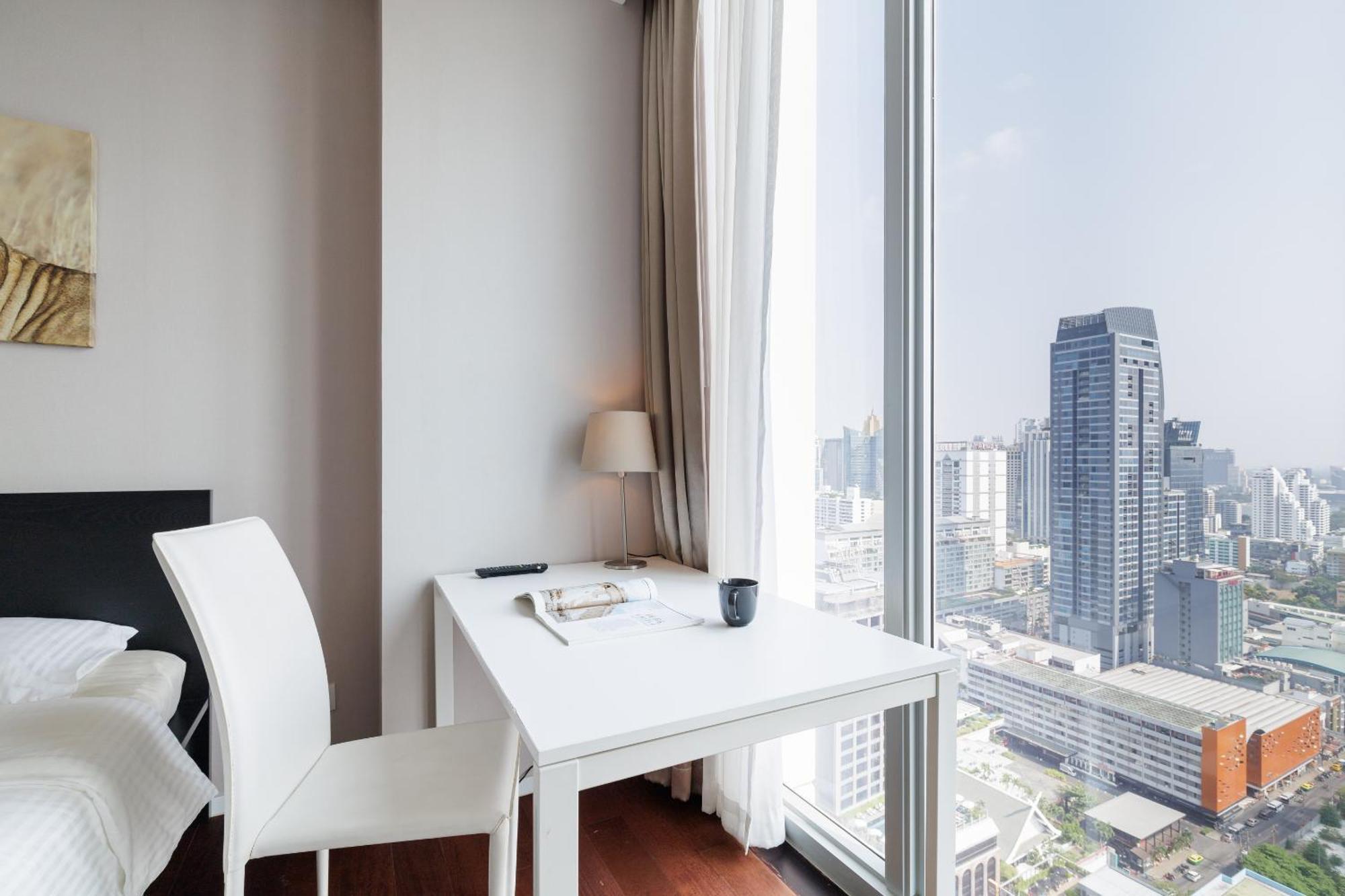 Modern Luxury 2 Bedrooms At Bts Nana On 30 Floor Bangkok Exterior photo