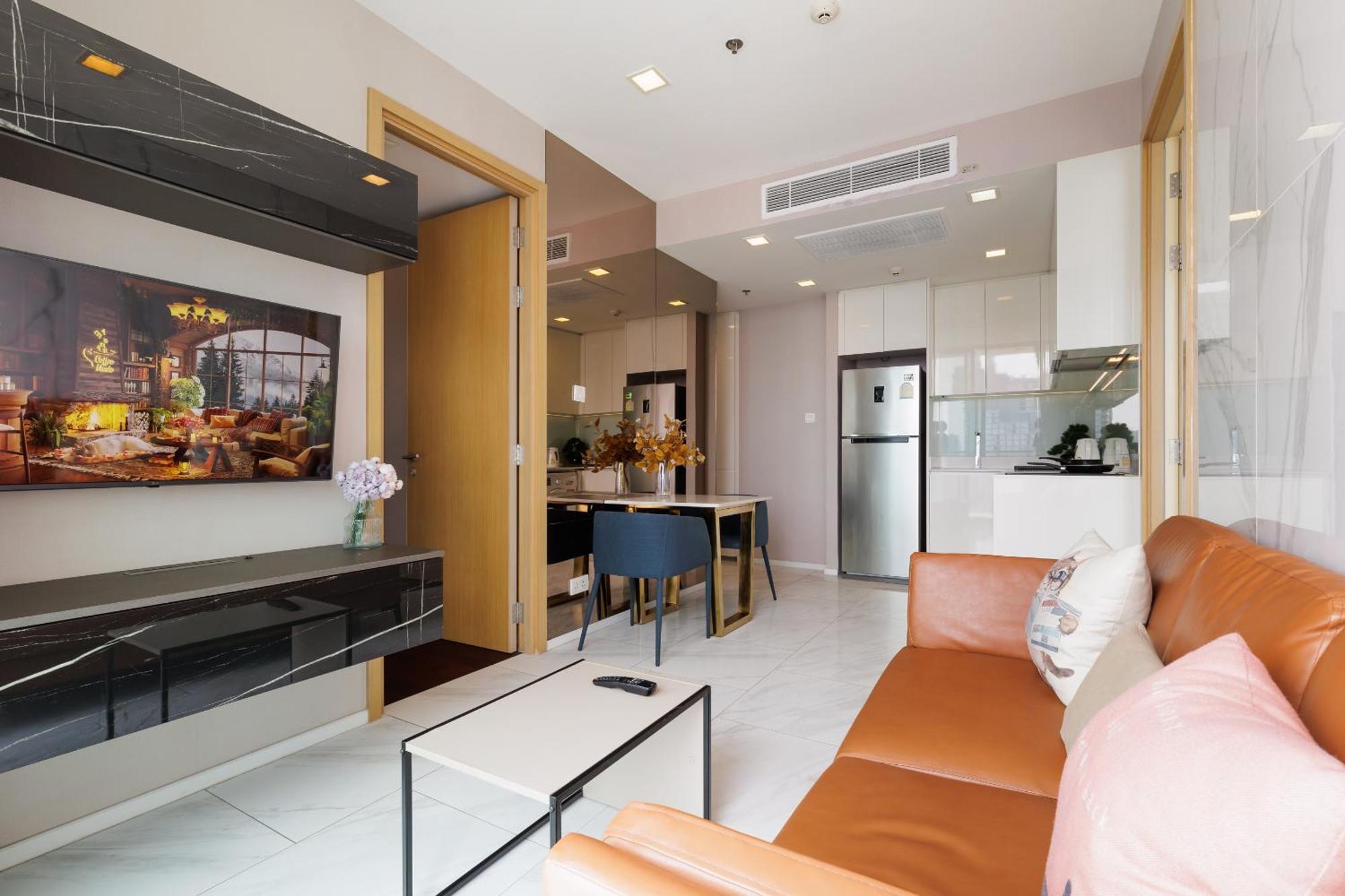 Modern Luxury 2 Bedrooms At Bts Nana On 30 Floor Bangkok Exterior photo